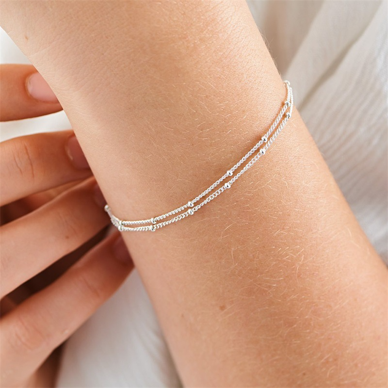 Layered Armband, Lagerarmband i Titanstål